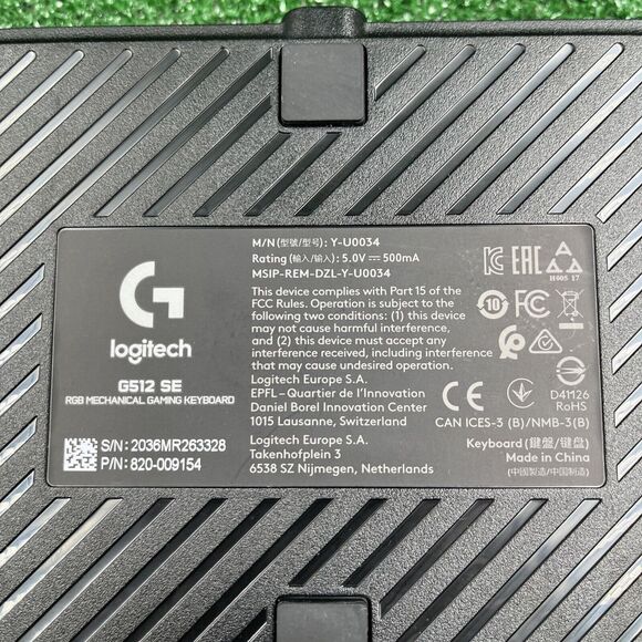 Logitech G512 Carbon RGB Keyboard Tactile Tested Works - Picture 5 of 10